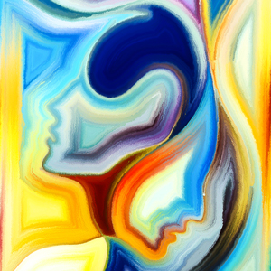 office - faces artwork - family recovery institute